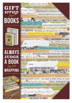 Gift wrap Papier do książki Reading list