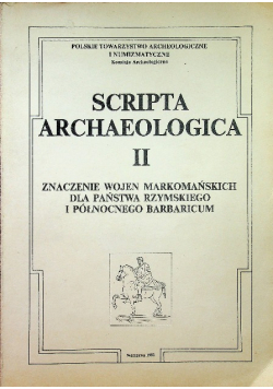 Scripta archaeologica II