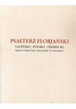 Psałterz florjański Reprint z 1939 r.