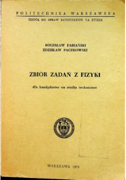 Zbiór zadań z fizyki