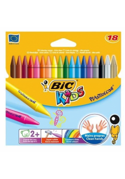 Kredki Plastidecor KIDS 18 kol. bls BIC