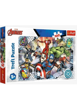 Puzzle 100 Sławni Avengers/Disney Marvel TREFL