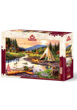 Puzzle 3000 Biwak z przyjaciółmi