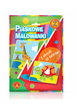 Piaskowe malowanki Żyrafa, żółw ALEX