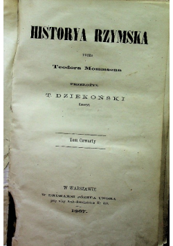 Historia Rzymska 1867 r.