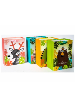 Torebka papierowa Kids duża Safari MIX