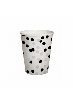 Kubki papierowe eko Confetti 250ml 10szt