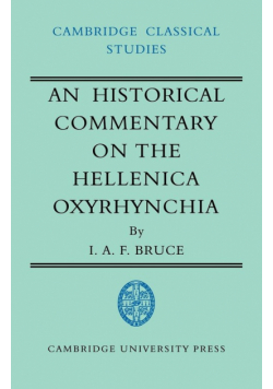 An Historical Commentary on the Hellenica Oxyrhynchia