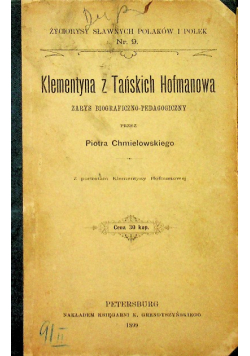 Klementyna z Tańskich Hofmanowa 1989 r.