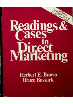 Readings and Cases in Direct Marketing