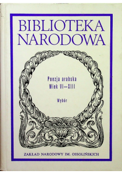 Poezja arabska wiek VI XIII