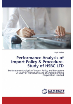 Performance Analysis of Import Policy & Procedure-Study of HSBC LTD