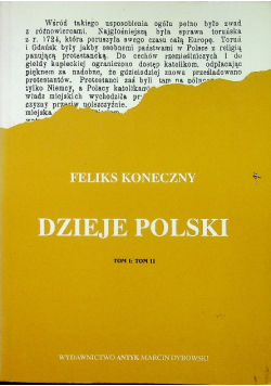 Dzieje Polski Tom I i II Reprint