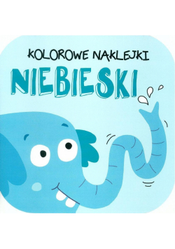 Kolorowe naklejki - Niebieski