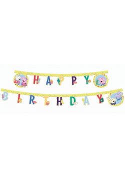 Girlanda Peppa Pig Happy Birthday 230cm