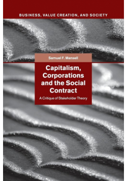 Capitalism, Corporations and the Social Contract